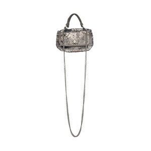NWOT New Steve Madden Sequins Elegant Silver Chain Mini Party Shoulder Bag